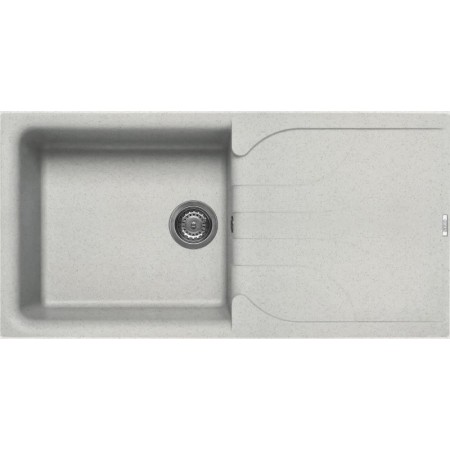 Chiuveta granit Elleci Ego 480, Bianco Pietra G52, 1000 x 500 mm, reversibila